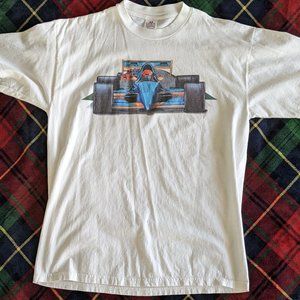 Vintage 90s F1 Shirt Formula 1 Charge To The Front Graphic 1990s T-Shirt